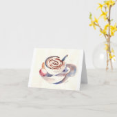 De Hete Chocolade van Parijs Kaart (Gele Bloem)