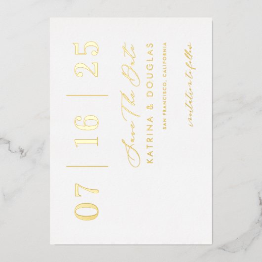 De hete Folie bewaart de Kaart van de Aankondiging (Voorkant)