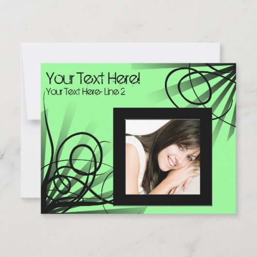 De hete Groene Uitnodiging van de Zwervel (Voorkant)