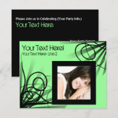 De hete Groene Uitnodiging van de Zwervel (Voorkant / Achterkant)