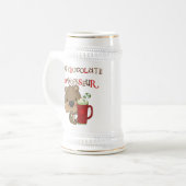 De hete Jongen van de Kenner van de Chocolade Bierpul (Voorkant links)