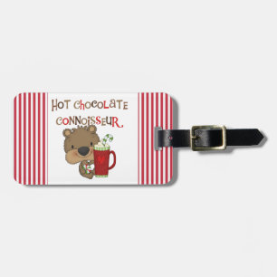 De hete Jongen van de Kenner van de Chocolade draa Bagagelabel