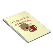 De hete Jongen van de Kenner van de Chocolade draa Notitieboek (Rechterzijde)