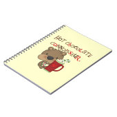 De hete Jongen van de Kenner van de Chocolade draa Notitieboek (Linkerzijde)