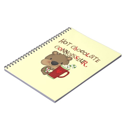 De hete Jongen van de Kenner van de Chocolade draa Notitieboek (Linkerzijde)