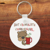 De hete Jongen van de Kenner van de Chocolade draa Sleutelhanger (Voorkant)