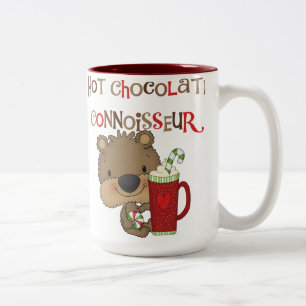 De hete Jongen van de Kenner van de Chocolade Tweekleurige Koffiemok