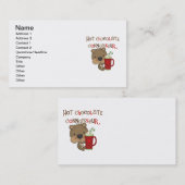 De hete Jongen van de Kenner van de Chocolade Visitekaartje (Voorkant / Achterkant)