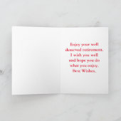 De hete Kaart van de Luchtballon, 5"x 7"Wenskaart (Binnen)