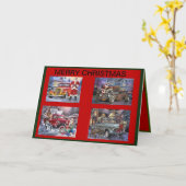 De hete Kerstkaart van Staven Kaart (Gele Bloem)