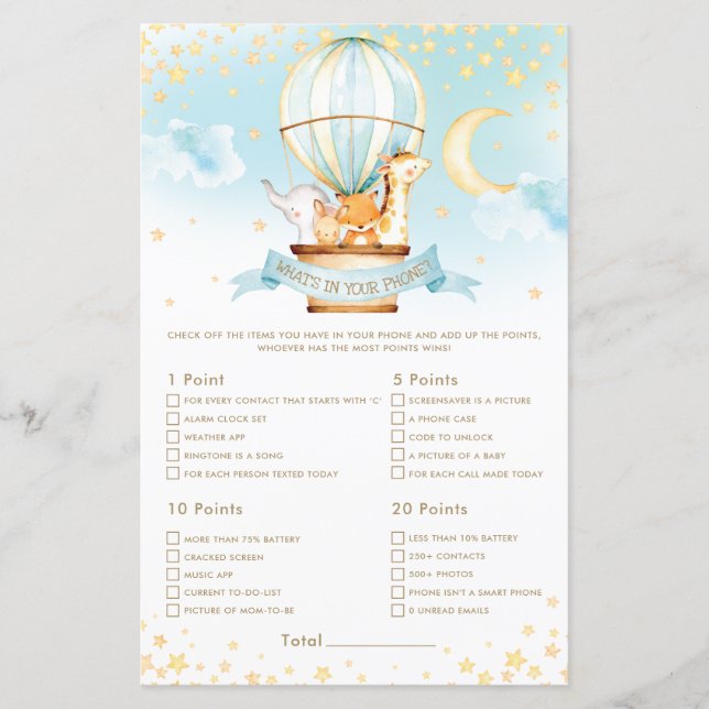 De hete Luchtballondieren wat in uw telefoonspel i (Voorkant)