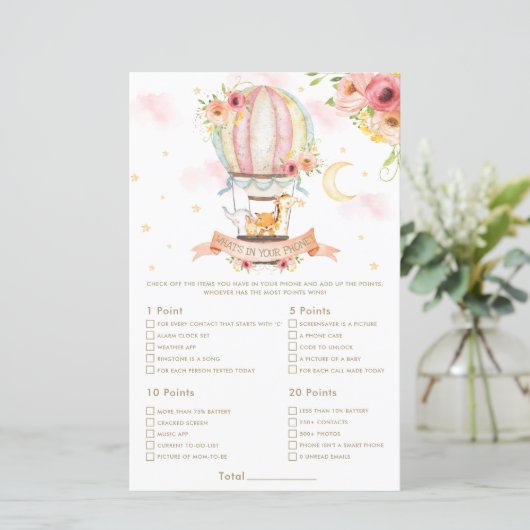 De hete Luchtballondieren wat in uw telefoonspel i (Staand voorkant)