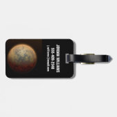 De Hete Rocky Exoplanet HD 219134 B. Bagagelabel (Achterkant horizontaal)