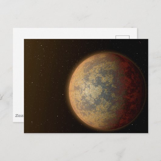 De Hete Rocky Exoplanet HD 219134 B. Briefkaart (Voorkant / Achterkant)