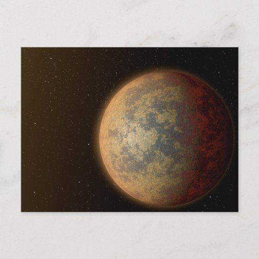 De Hete Rocky Exoplanet HD 219134 B. Briefkaart (Voorkant)