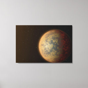 De Hete Rocky Exoplanet HD 219134 B. Canvas Afdruk