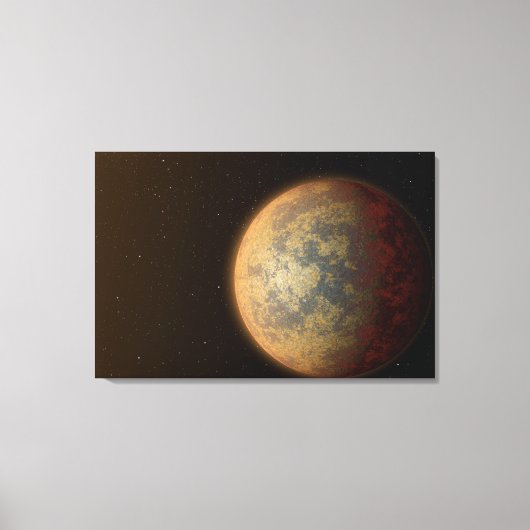 De Hete Rocky Exoplanet HD 219134 B. Canvas Afdruk (Voorkant)