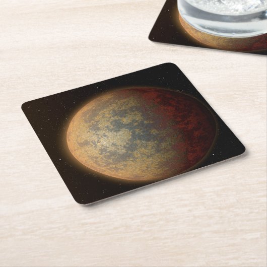 De Hete Rocky Exoplanet HD 219134 B. Kartonnen Onderzetters (Schuin)