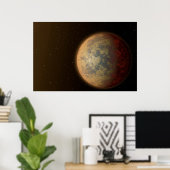 De Hete Rocky Exoplanet HD 219134 B. Poster (Thuiskantoor)
