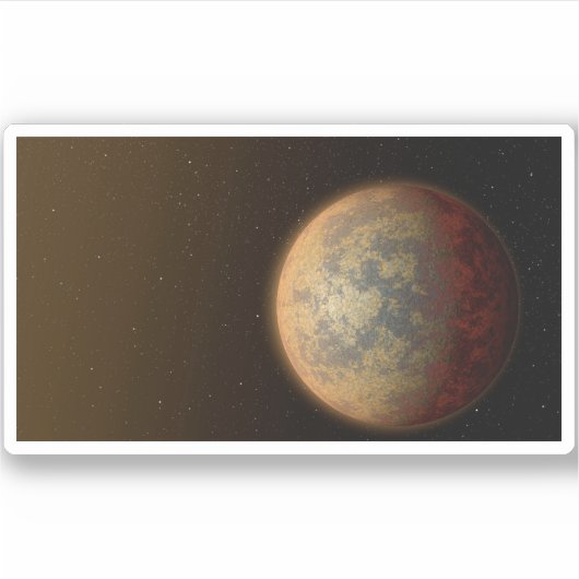 De Hete Rocky Exoplanet HD 219134 B. Sticker (Voorkant)