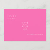 De hete Roze Eenvoudige Tekst slechts Wedden spare Briefkaart (Voorkant)