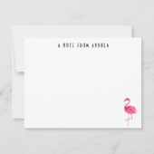 De hete Roze Kaart van de Nota Gepersonaliseerde F (Voorkant)