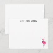 De hete Roze Kaart van de Nota Gepersonaliseerde F (Voorkant / Achterkant)