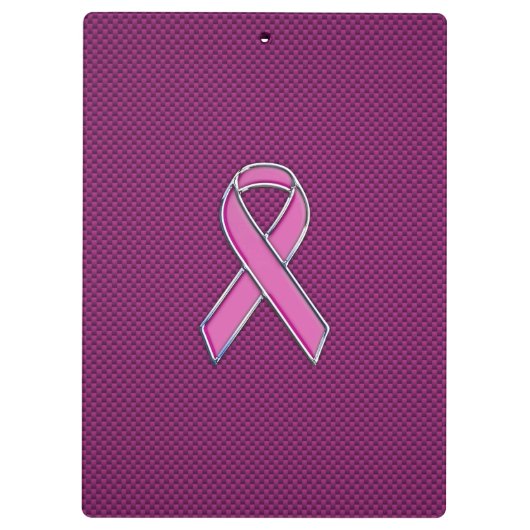 De hete Roze Vezel van de Koolstof van de Klembord (Achterkant)