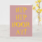 DE HEUP HOORAY VAN DE HEUP KAART (Gele Bloem)