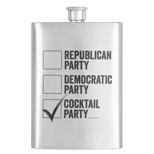 De Heupkolf van de cocktail Party Flacon (Voorkant)