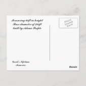 De heuvel briefkaart (Achterkant)