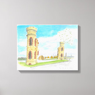 De heuvel van de O'Neill Stretched Canvas Afdruk