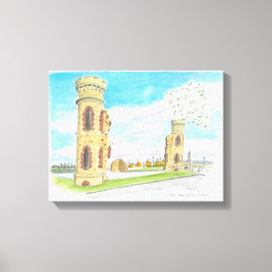 De heuvel van de O'Neill Stretched Canvas Afdruk (Voorkant)