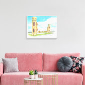 De heuvel van de O'Neill Stretched Canvas Afdruk (Insitu (Woonkamer))