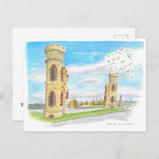 De heuvel van het O'Neill briefkaart (Voorkant / Achterkant)