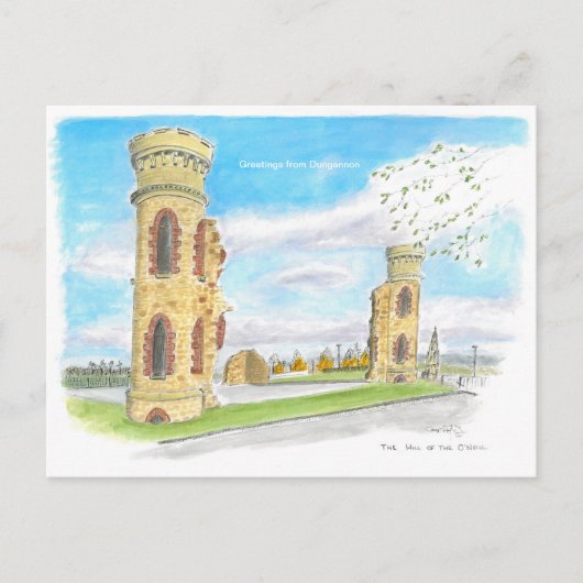 De heuvel van het O'Neill briefkaart (Voorkant)