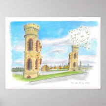 De heuvel van het O'Neill Dungannon Poster