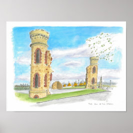 De heuvel van het O'Neill Dungannon Poster