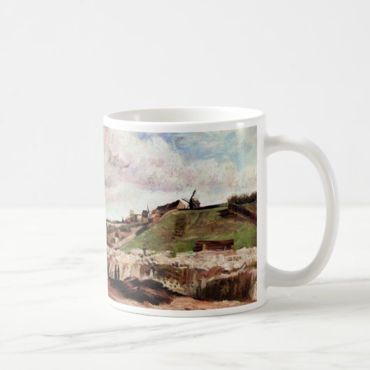 De heuvel van Montmartre met steengroeve door Vinc Koffiemok (Rechts)