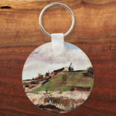 De heuvel van Montmartre met steengroeve door Vinc Sleutelhanger (Voorkant)