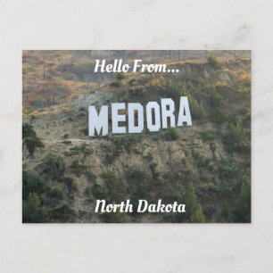 De heuvels van Medora Briefkaart