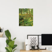 De heuvels zijn levend met wilde bloemen poster (Thuiskantoor)