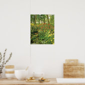 De heuvels zijn levend met wilde bloemen poster (Keuken)