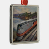 De Hiawatha Streamline-trein Metalen Ornament (Rechts)