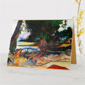 De Hibiscus-boom (Te burao) van Paul Gauguin Kaart (Gele Bloem)