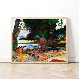 De Hibiscus-boom (Te burao) van Paul Gauguin Poster