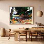 De Hibiscus-boom (Te burao) van Paul Gauguin Poster