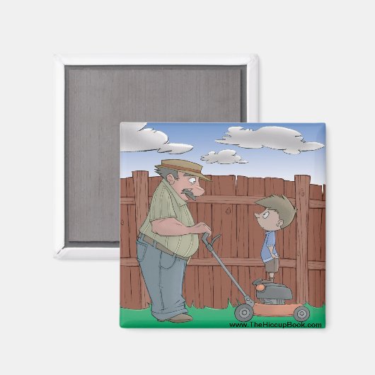De Hiccup Boek magneet - De Buurman (Voorkant / Achterkant)