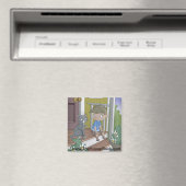 De Hiccup Boek magneet - De Kat (Insitu (Vaatwasser))