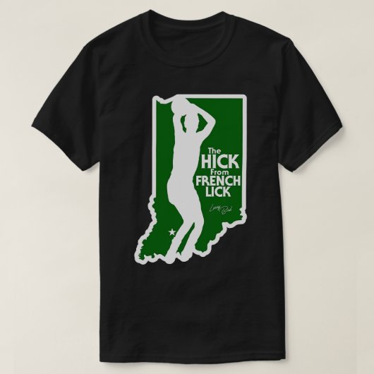 De Hick van French Lick T-shirt (Design voorkant)